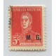 ARGENTINA SERVICIO OFICIAL GJ 185d ESTAMPILLA CON VARIEDAD USADA